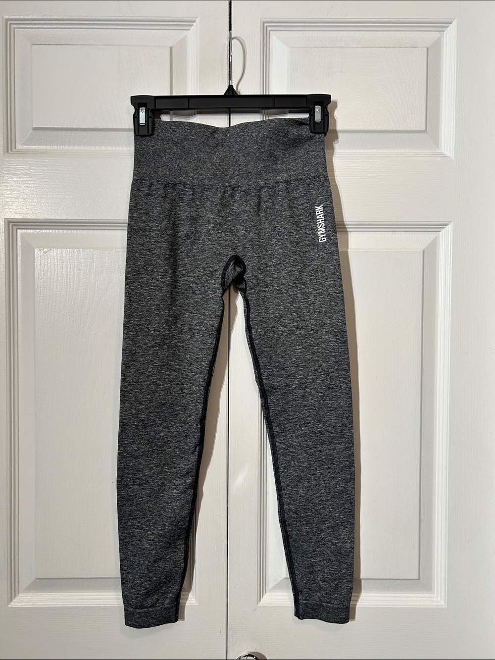 Gymshark Charcoal Heathered Gray Seamless High-Waist Leggings size
S Small
